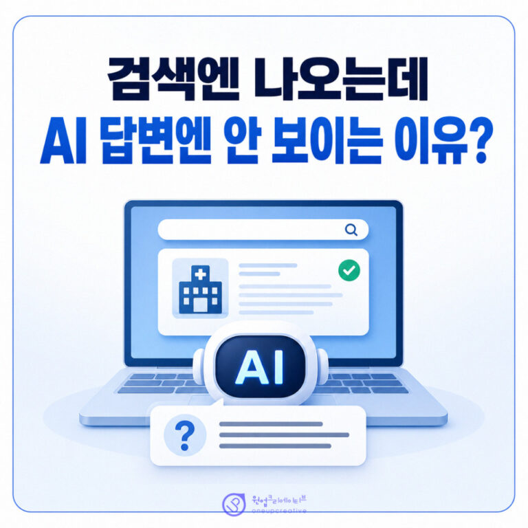 AEO 최적화, AI 답변에 병원명이 빠진다면